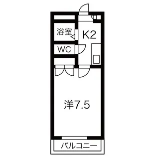 グレイス【202号室】の間取り