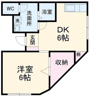 Molto Bene Yo【201号室】の間取り