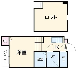 アーク東海通【1階】の間取り