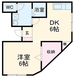 Molto Bene Yo【202号室】の間取り