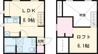 プリマ ユーカリが丘【1階】の間取り