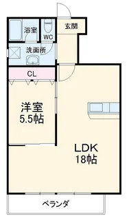 ヒラノマンション【2階】の間取り