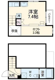 RadIAnce大和田【2階】の間取り