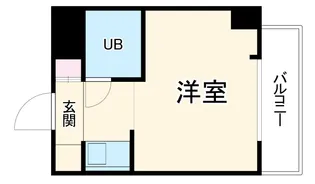プレスイン名駅南【3A号室】の間取り
