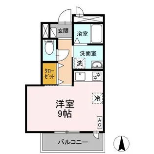 エクセレント中村【2階】の間取り