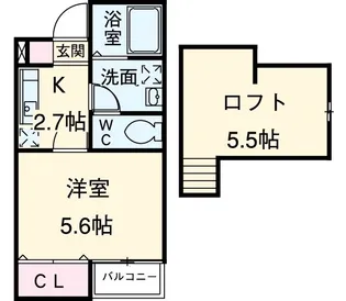 Sunlit garden【1階】の間取り