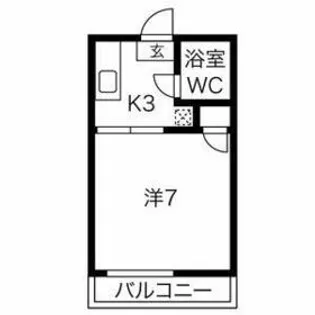アメニティ後山【2階】の間取り