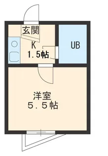ベルトピア名古屋17【108号室】の間取り