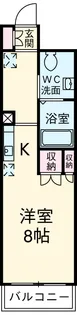 パークアクシス名駅南【10階】の間取り
