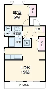 コーポ光荘【2階】の間取り