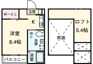 セレーネ豊田本町【102号室】の間取り