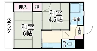 伊澤ビル【205号室】の間取り