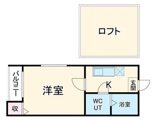 寿キャッスル栄生【2階】の間取り