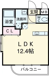 アンビシャス【2階】の間取り