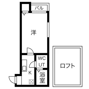 メゾン栄生【1階】の間取り
