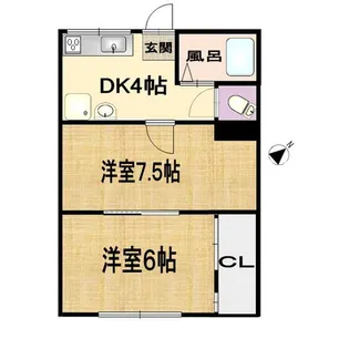 fメゾン熱田Ⅱ(エフファメゾンアツタ)【3階】の間取り