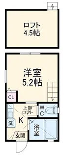 G・Aヒルズ追浜A棟【101号室】の間取り