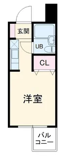 晴嵐マンション【402号室】の間取り