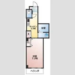 シティーパル本町(V)【3階】の間取り
