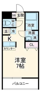 リヴィールマンションⅢ【5階】の間取り