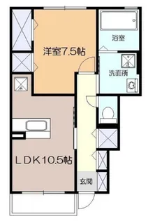 グランドソレーユ【1階】の間取り