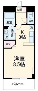 Park Front Nakamura【5階】の間取り