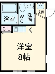 OIWAKE【201号室】の間取り