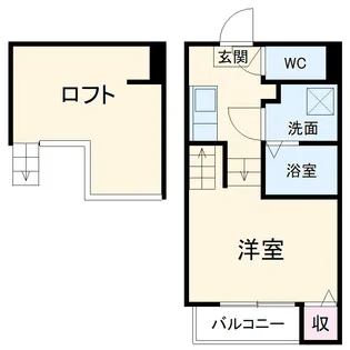クリスタルガーデン【1階】の間取り