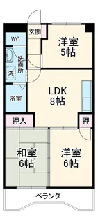 森ハイツ【303号室】の間取り