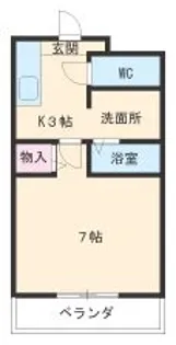 ハイツ草薙【4階】の間取り