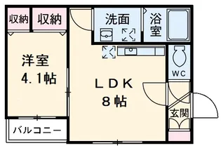 Le Ciel 大秋町【3階】の間取り