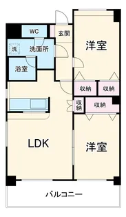 ステージア日進【7階】の間取り