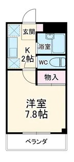 SATOマンション【105号室】の間取り