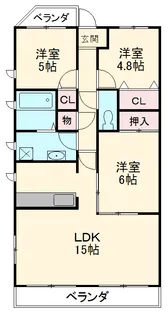 セレクトトロワ【3階】の間取り