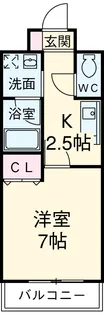 スカイフラット名古屋【303号室】の間取り