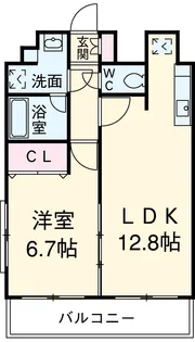 プレサンス名古屋STATIONアブソリュート【13階】の間取り