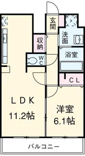 プレサンス名古屋STATIONアブソリュート【14階】の間取り