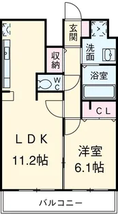 プレサンス名古屋STATIONアブソリュート【14階】の間取り