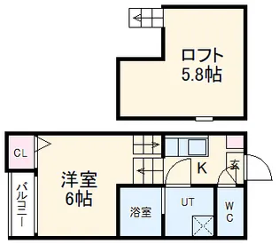 LALA FLAT ATSUTA KIRITOCHOU【1階】の間取り