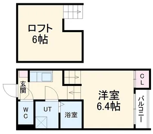 メゾンラフィネ(南区)【1階】の間取り