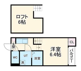 メゾンラフィネ【205号室】の間取り
