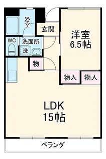 エスポワール長良【3-C号室】の間取り