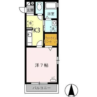 Sunmall Yuugi Ⅵ【1階】の間取り