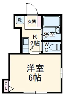 メゾン加藤Ⅱ【1階】の間取り