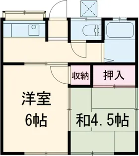 榎本アパート【102号室】の間取り