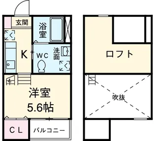 M ’s tomorrow【103号室】の間取り