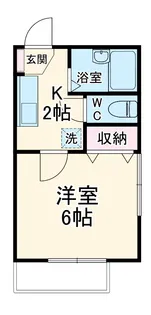 ディズ【203号室】の間取り
