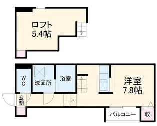 colors【2階】の間取り