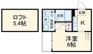 スワンコート【105号室】の間取り