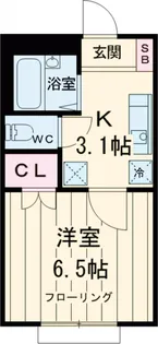 サンフラワー【202号室】の間取り